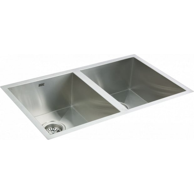 770 X 450mm Handmade Stainless Steel Kitchen Laundry Sink With Waste Image 5