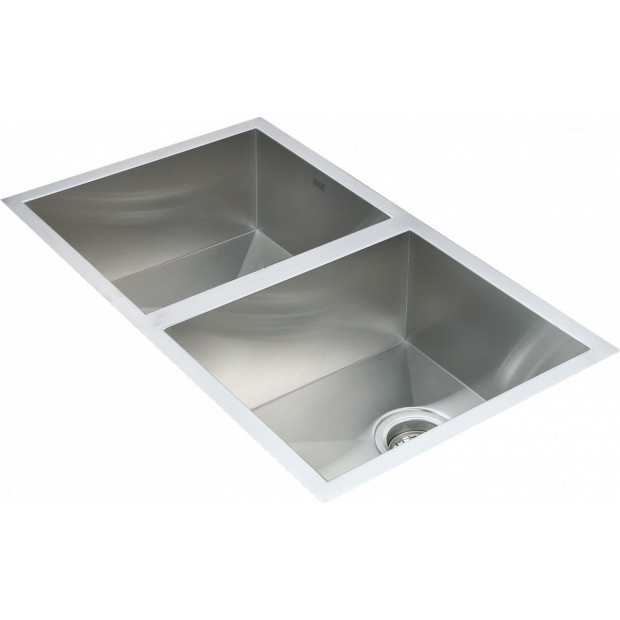 770 X 450mm Handmade Stainless Steel Kitchen Laundry Sink With Waste Image 6