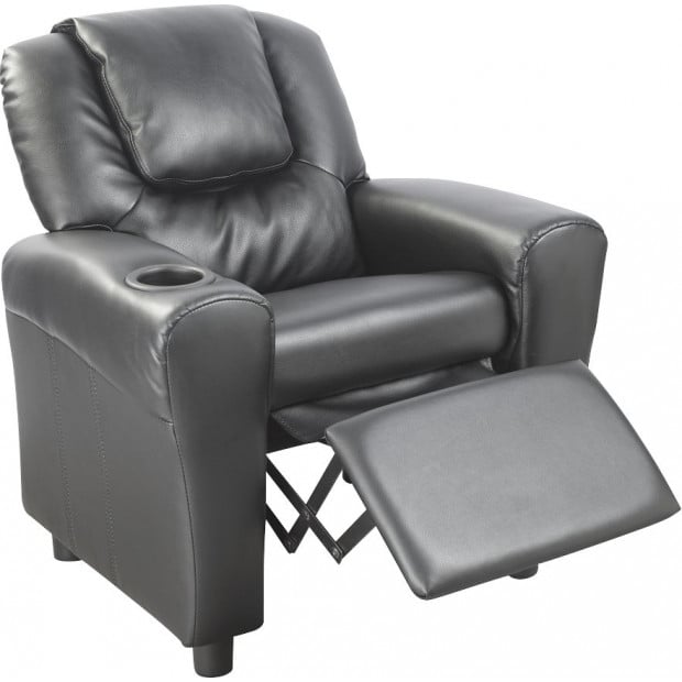 Leather Kids Recliner Image 6