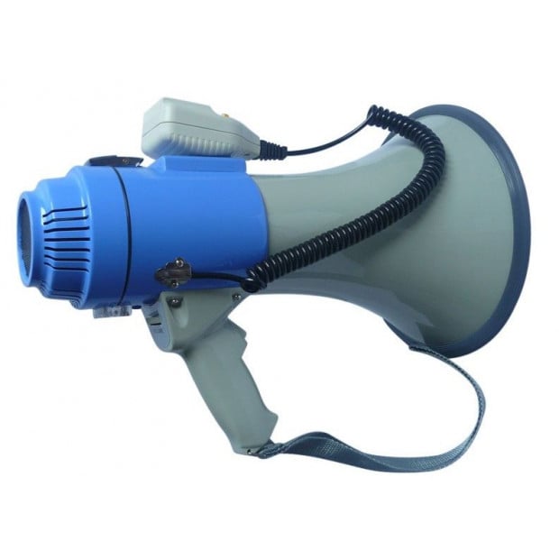 25W Megaphone PA System Loud Speaker Voice Recorder Image 2