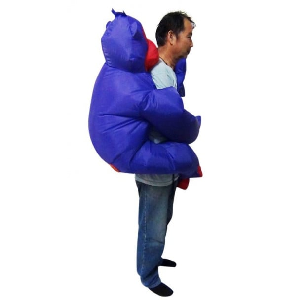 Gorilla Fancy Dress Inflatable Suit -fan Operated Costume Image 2
