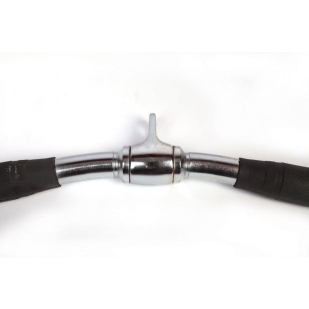 Randy & Travis Rubber-coated Revolving Curl Row Bar Attachment Image 2