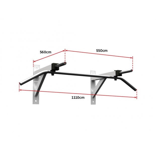 Wall Mounted Chin Up Bar Pull Up Image 6