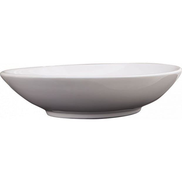Bathroom Ceramic Oval Above Countertop Basin For Vanity Image 5