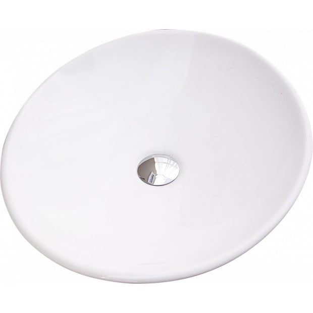 Bathroom Ceramic Oval Above Countertop Basin For Vanity Image 6