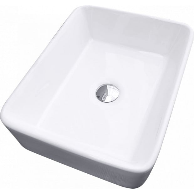 Above Counter Bathroom Vanity Square Basin Image 6
