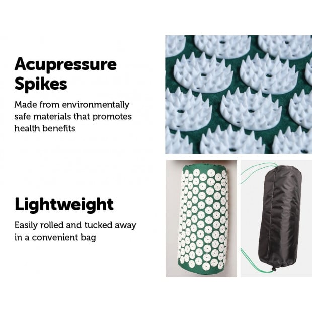 Acupressure Yoga Health Fitness Mat - Kung Fu Pilates Acupuncture Image 3