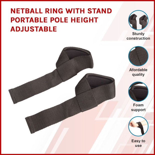 Weightlifting Straps gym Wrist Support Bar Dumbbell Image 3