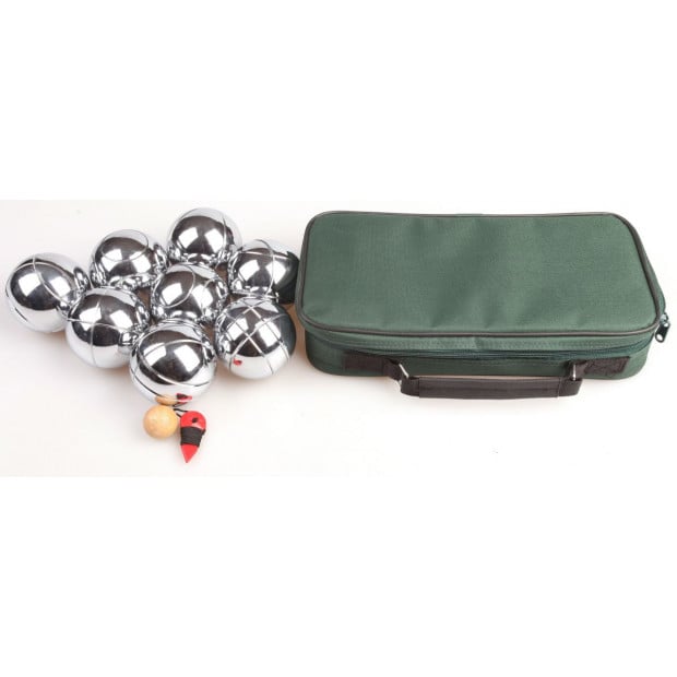 Deluxe Boules Bocce 8 Alloy Ball Set