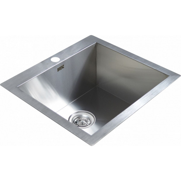 530x505mm Handmade Stainless Steel Topmount Kitchen Laundry Sink Image 5