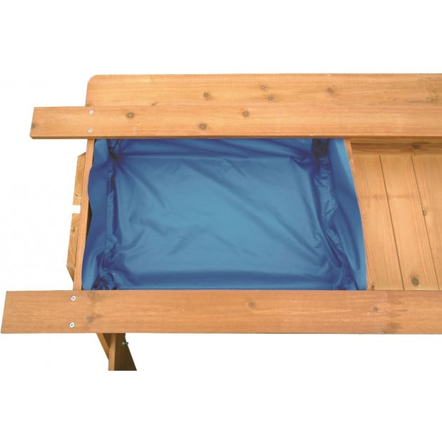 Sand & Water Wooden Picnic Table - 121 x 89 x 51cm Image 5