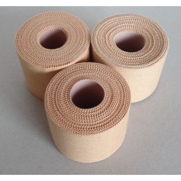 Premium Rigid Sports Strapping Tape - 3 Rolls Of 50mm X 13.7m Image 2