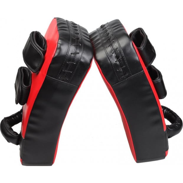 2 X Thai Boxing Punch Focus Pad Mitts Training Hit Strike Shield Image 4