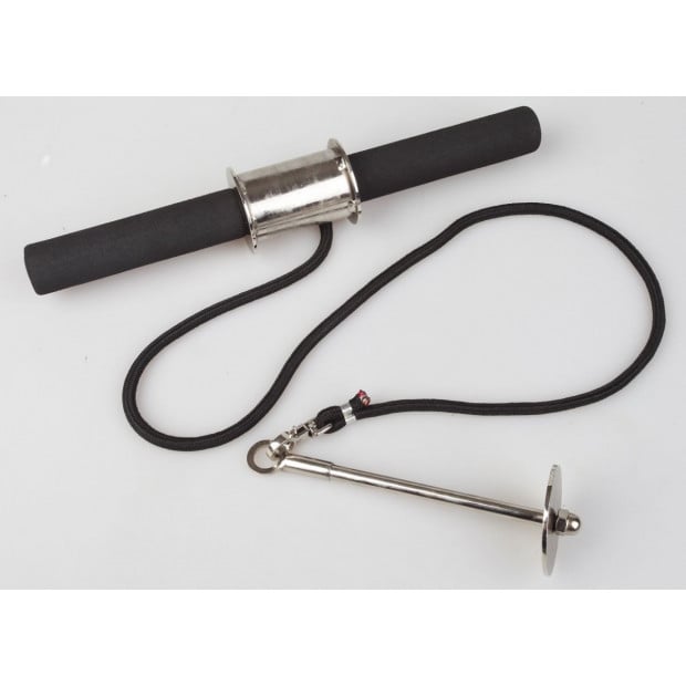 Forearm Wrist Grip Strength Roller Exercise Bar Home Gym Training Image 2
