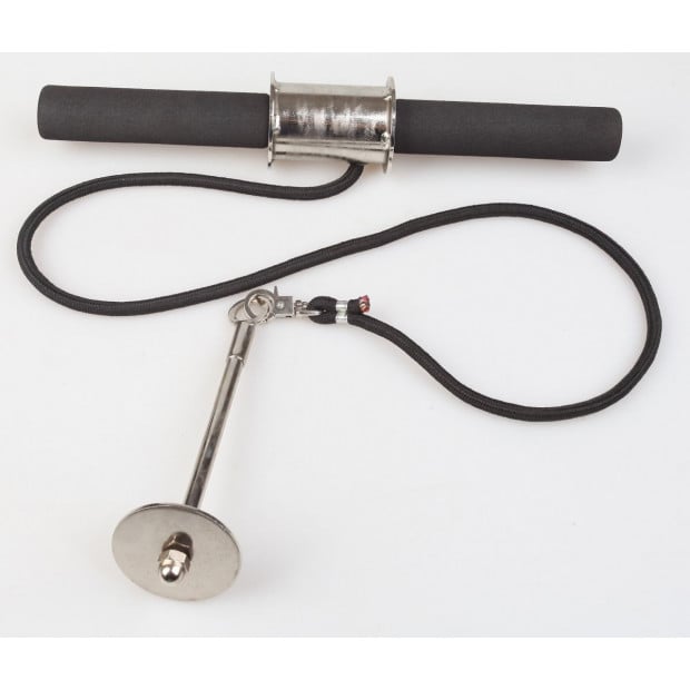 Forearm Wrist Grip Strength Roller Exercise Bar Home Gym Training Image 3