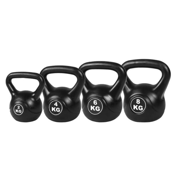 4pcs Exercise Kettle Bell Weight Set 20kg Image 4