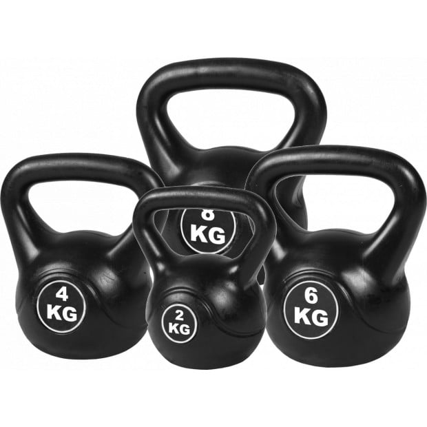 4pcs Exercise Kettle Bell Weight Set 20kg Image 5