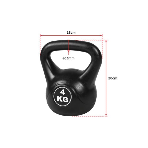 4pcs Exercise Kettle Bell Weight Set 20kg Image 8