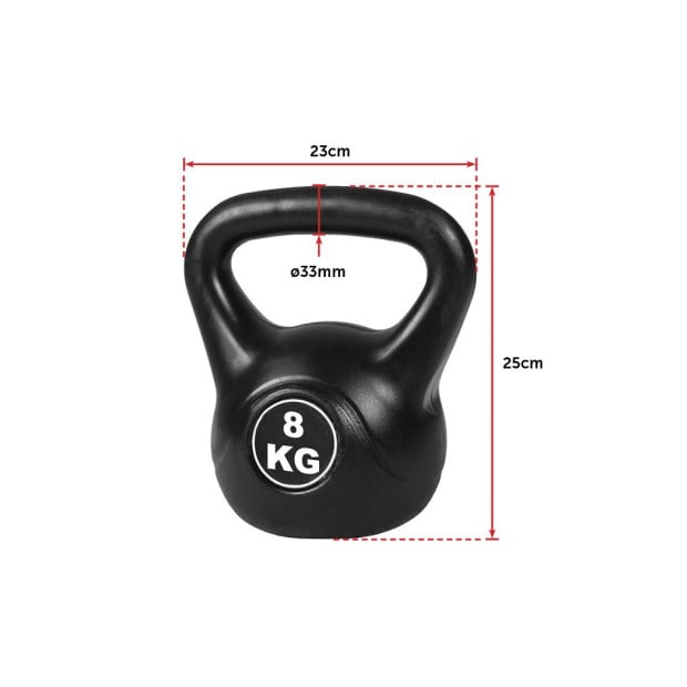 4pcs Exercise Kettle Bell Weight Set 20kg Image 9
