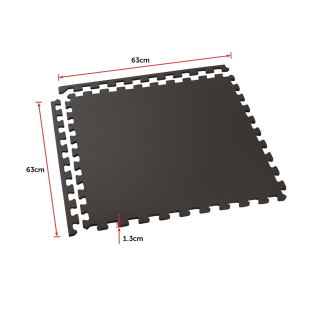 4 Tiles Eva Fitness Home Gym Interlocking Floor Puzzle Mat Image 7