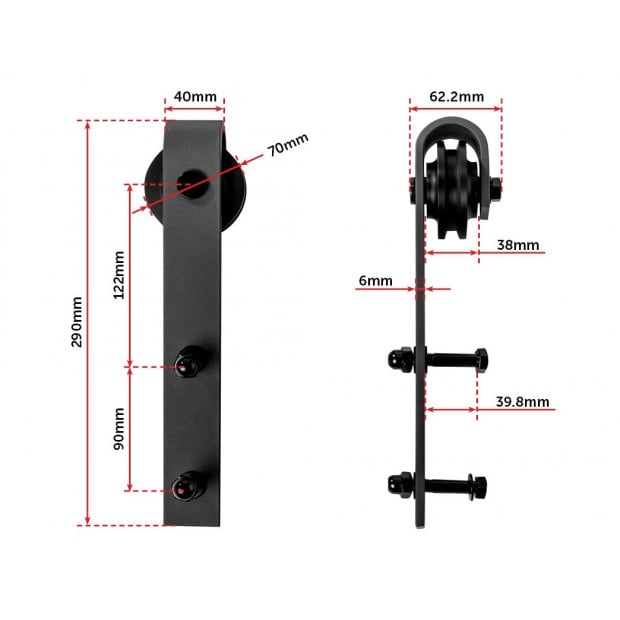 Sliding Barn Door Hardware Image 5