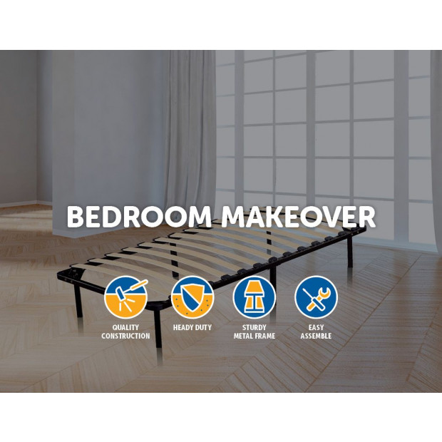 Single Metal Bed Frame - Bedroom Furniture Image 2