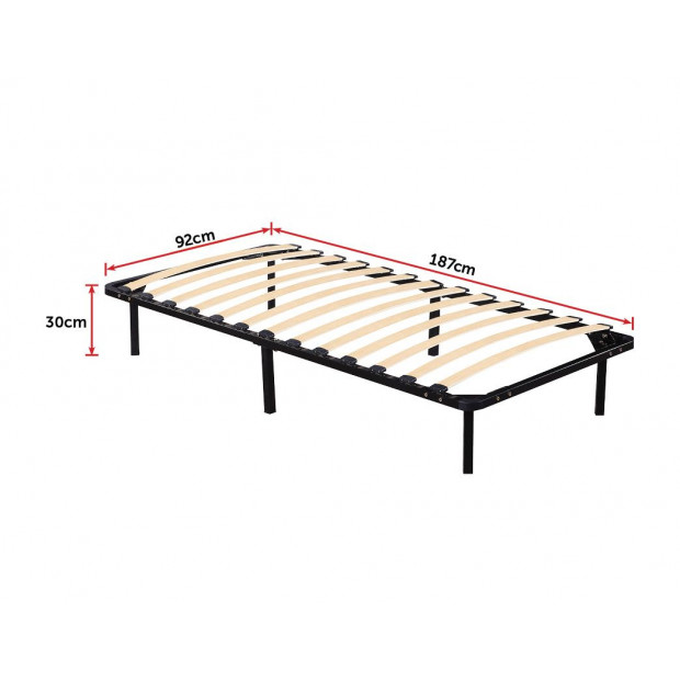 Single Metal Bed Frame - Bedroom Furniture Image 4