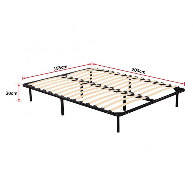 Queen Metal Bed Frame - Bedroom Furniture Image 4