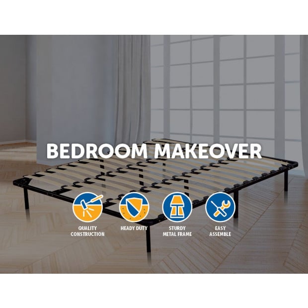 King Metal Bed Frame - Bedroom Furniture Image 2