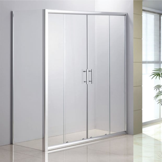 1700 X 700 Sliding Door Safety Glass Shower Screen Image 2