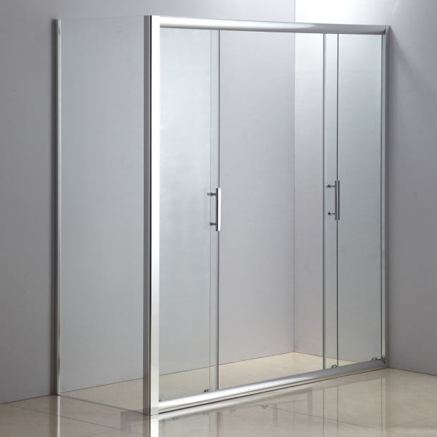 1700 X 700 Sliding Door Safety Glass Shower Screen Image 4