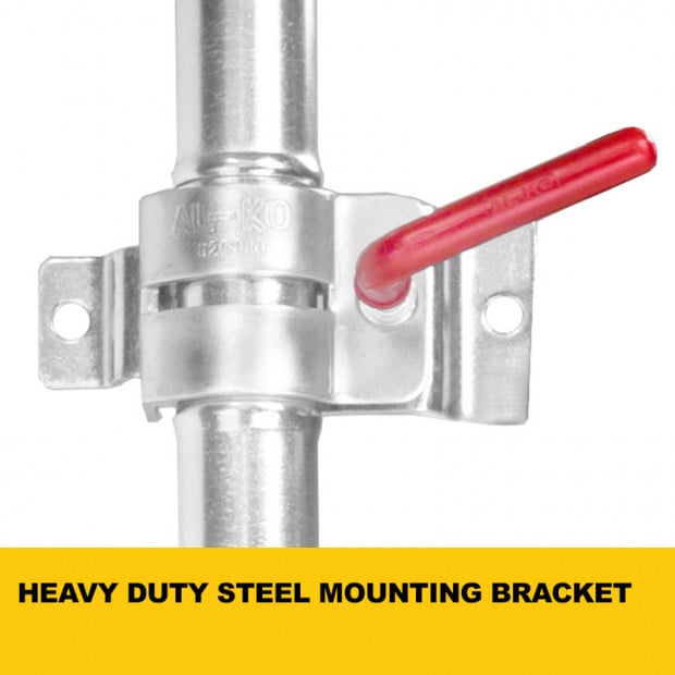 AL-KO 10in Ratchet Jockey Wheel for Trailers & Caravans Image 8