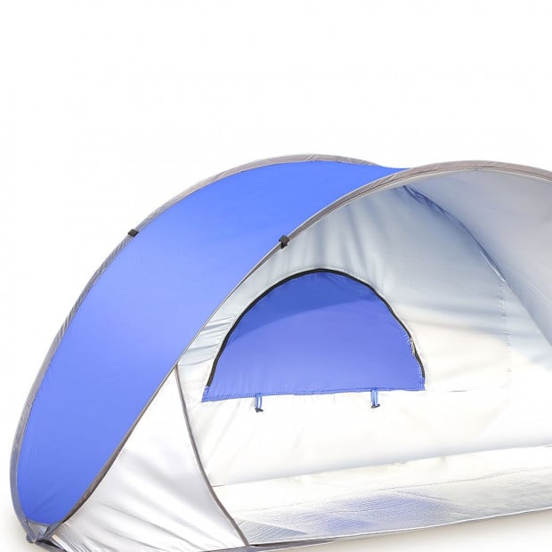 Pop Up Tent Beach Camping Tents 2-3 Person Hiking Portable Shelter Mat Image 7