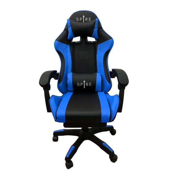 Spire Zinc Adjustable Gaming/Office Chair - Blue and Black Image 3