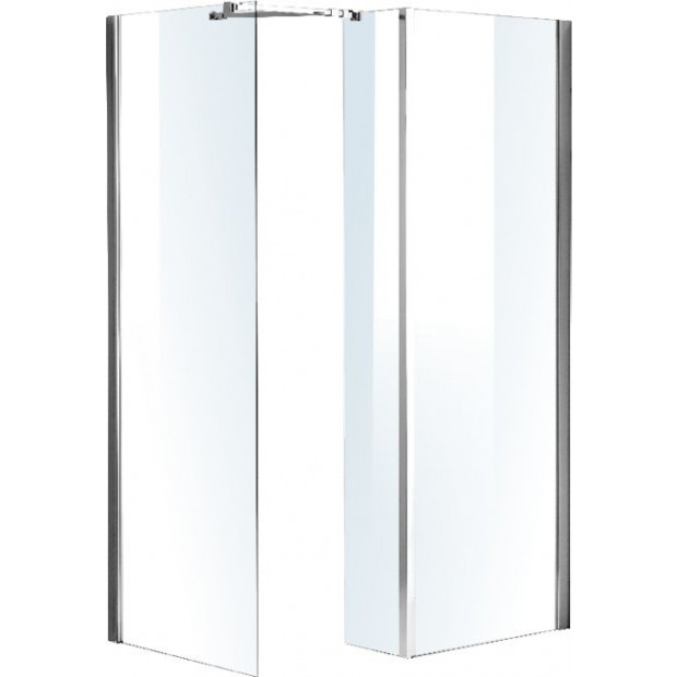 1200x800mm Walk In Shower Enclosure Safety Glass Shower