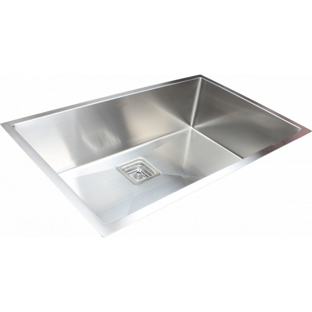 810x505mm Handmade 1.5mm Stainless Steel Kitchen Sink Square Waste Image 4