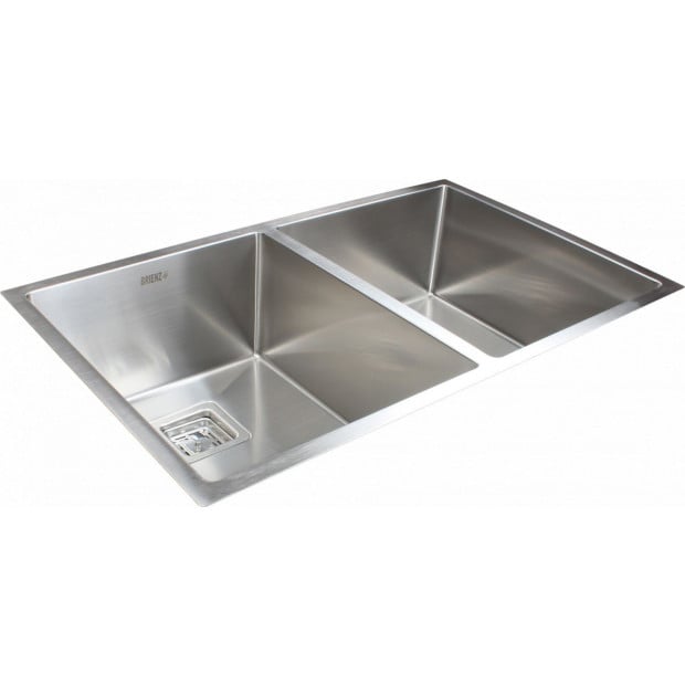 835x505mm Handmade 1.5mm Stainless Steel Kitchen Sink Square Waste Image 5
