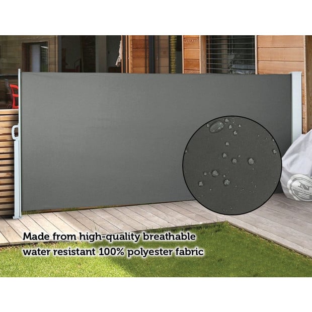 1.8x3m Retractable Side Awning Shade Image 2