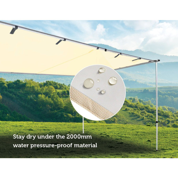 1.4m X 2m Car Side Awning Roof Image 2