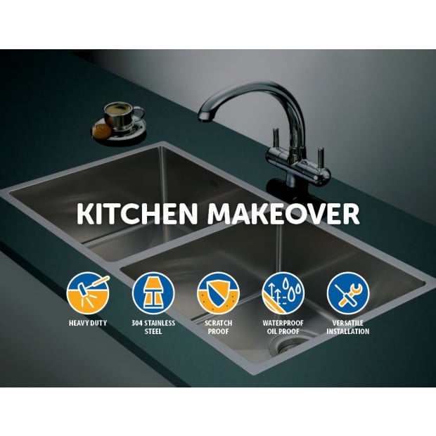 Stainless Steel Sink - 865 x 440 x 228mm Image 3