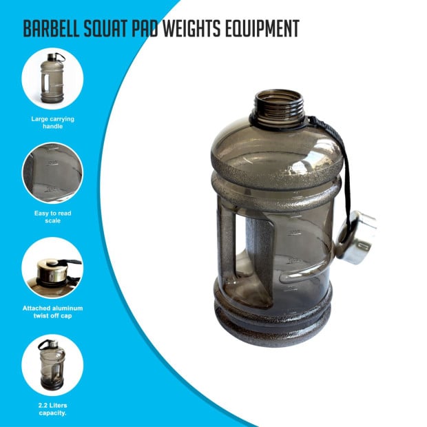 Jumbo 2.2L Sports Water Drink Bottle Image 3