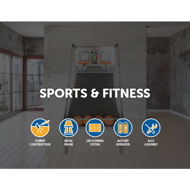 Arcade Basketball Game 2-player Electronic Sports Image 2