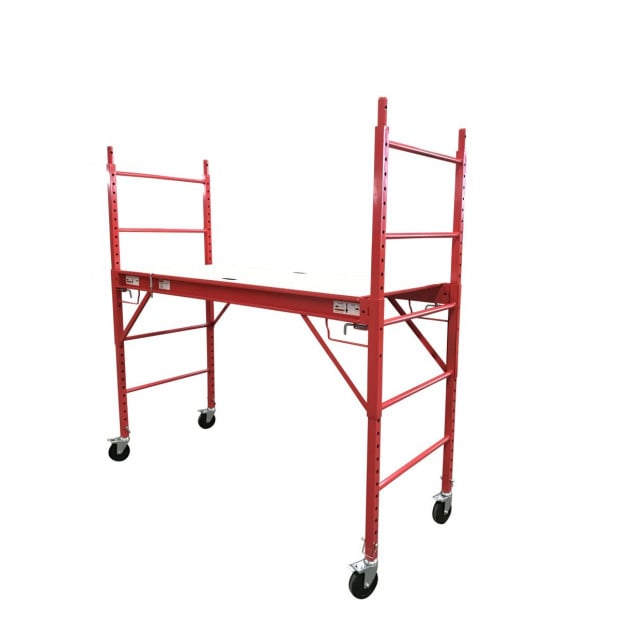 Safety Scaffolding Steel Ladder Red - 450kg Image 2