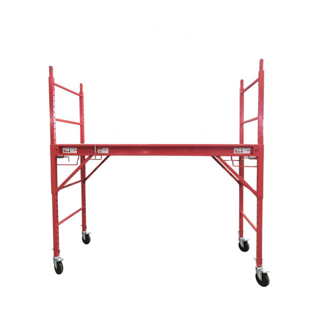 Safety Scaffolding Steel Ladder Red - 450kg Image 3