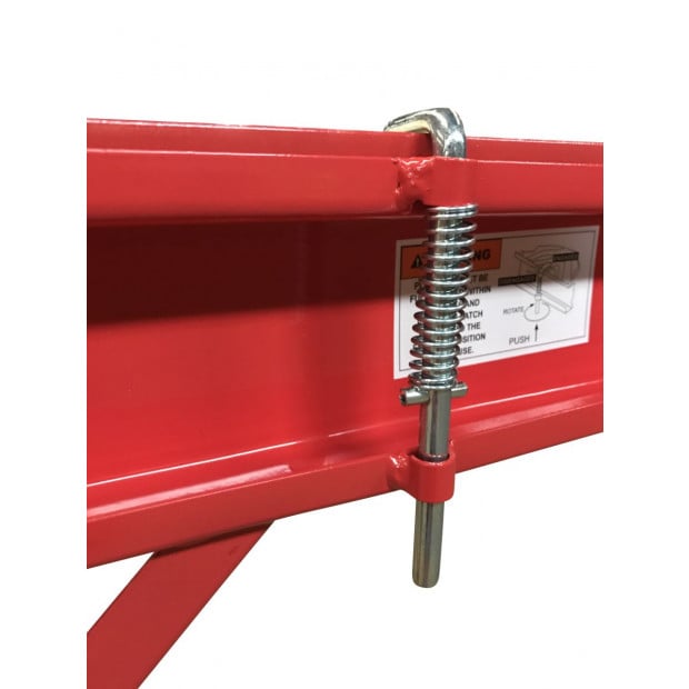 Safety Scaffolding Steel Ladder Red - 450kg Image 5