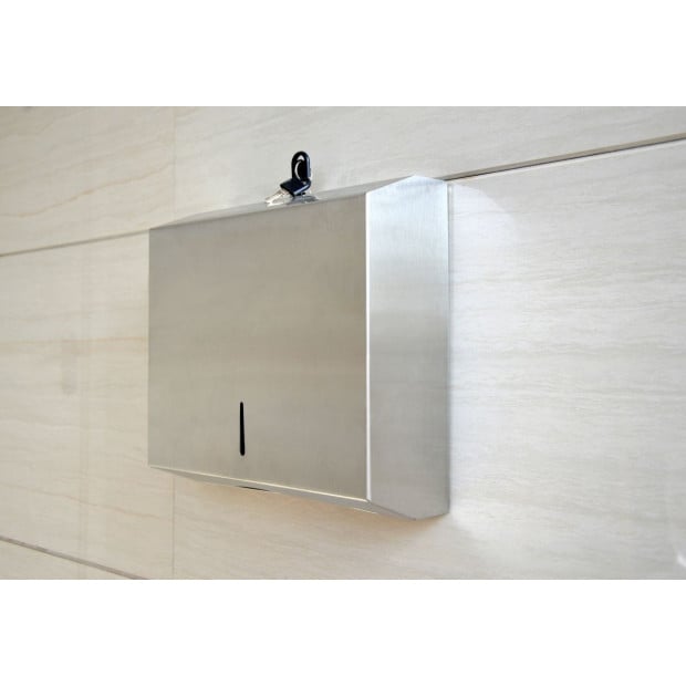 304 Stainless Steel Hand Paper Towel Dispenser Holder Toilet