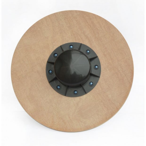Heavy Duty 15.5in  Wooden Balance Board With Non-slip Pad Fitness Image 4