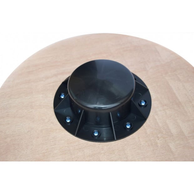 Heavy Duty 15.5in  Wooden Balance Board With Non-slip Pad Fitness Image 5