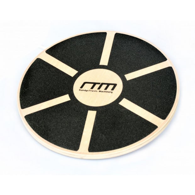 Heavy Duty 15.5in  Wooden Balance Board With Non-slip Pad Fitness Image 6