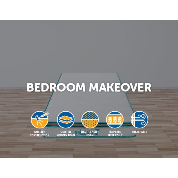 Palermo Single 20cm Memory Foam And Innerspring Hybrid Mattress Image 2